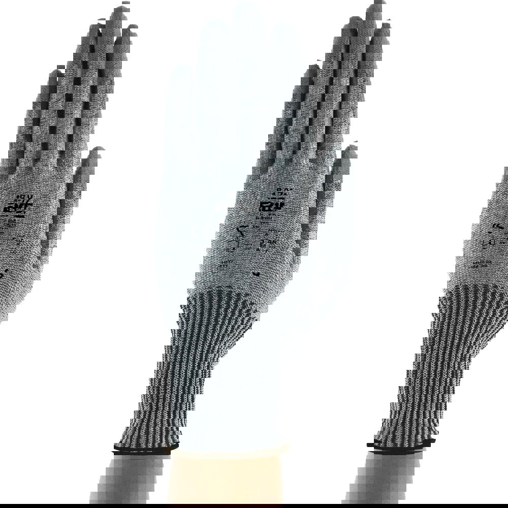 Cut & Puncture Resistant Gloves; Coating Material: Polyurethane ; Coating Coverage: Palm & Fingertips ; Glove Type: Cut-Resistant ; ANSI/ISEA Cut Resistance Level: A6 ; Primary Material: Polyester; Fiberglass; Spandex; Nylon; HPPE; Polyurethane